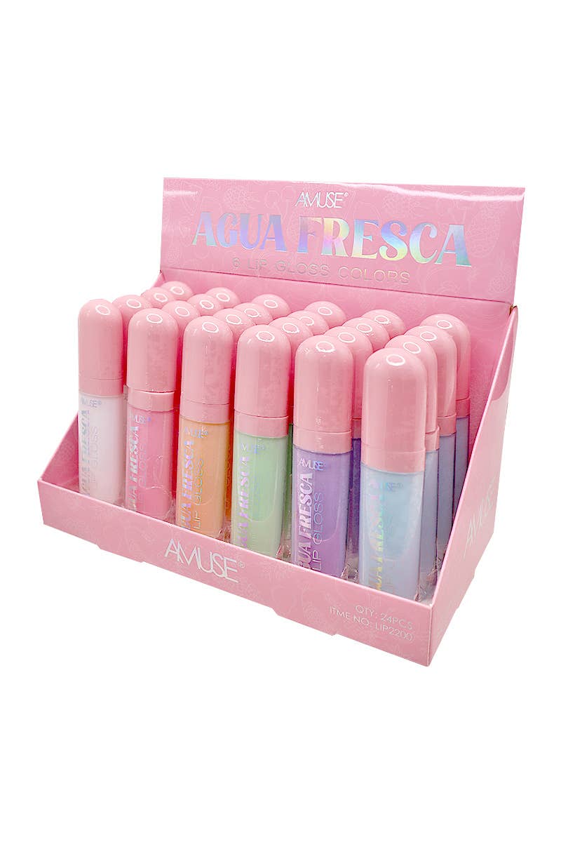 AMUSE LIP2200 Agua Fresca Lip Gloss - 24 pcs