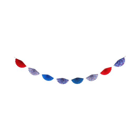 FLA1103 - Floral Americana Bunting Banner