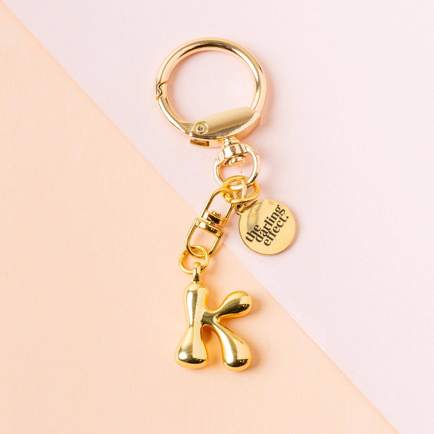 Bubble Letter Keychain Bag Charm-K