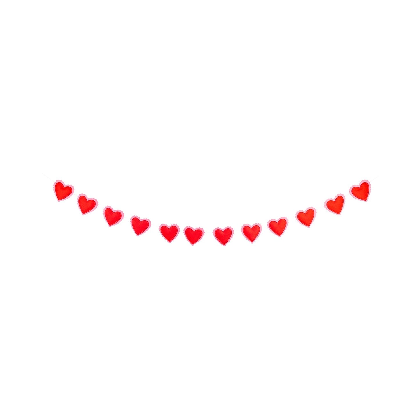 Puffy Heart Felt Banner