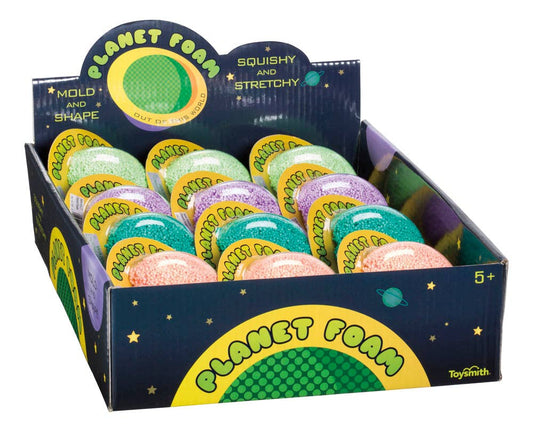 Toysmith Planet Foam - Squishy, Stretchy Toys, Mold & Shape