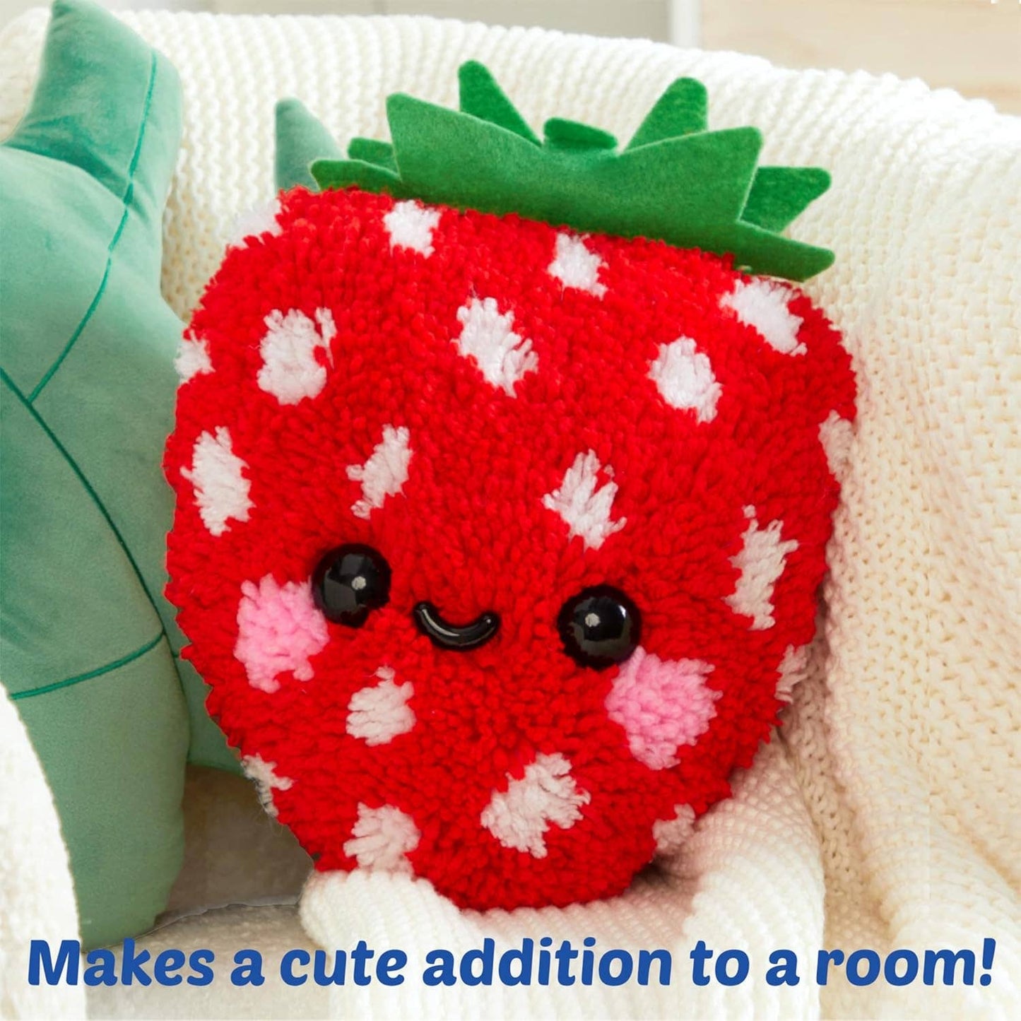 Latchkits Craft Kits - Strawberry Pillow - Arts and Crafts