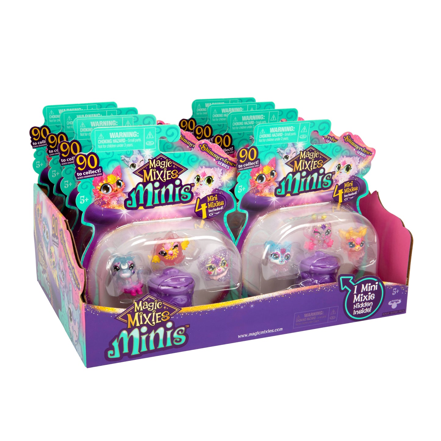 Moose Toys Magic Mixies Mixlings 4-Pack Sparkle