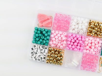 Bubblegum Groove DIY Stretchy Bracelet Craft Kit