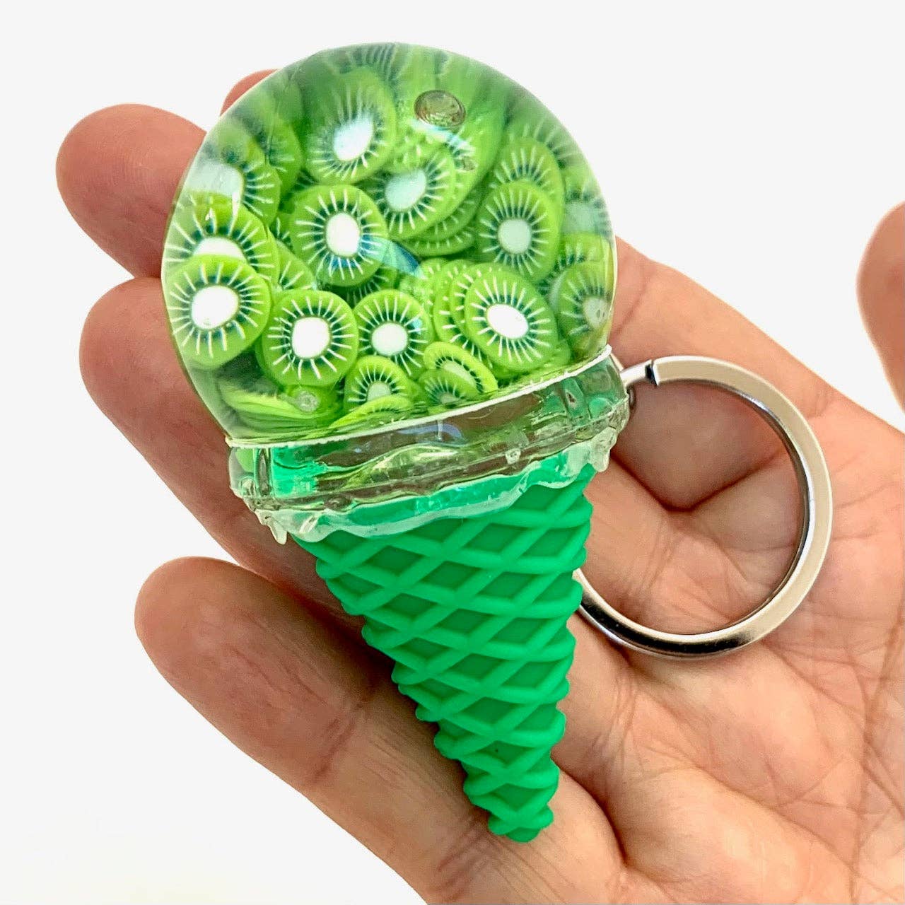 Fruit Ice Cream Floaty Key Charm