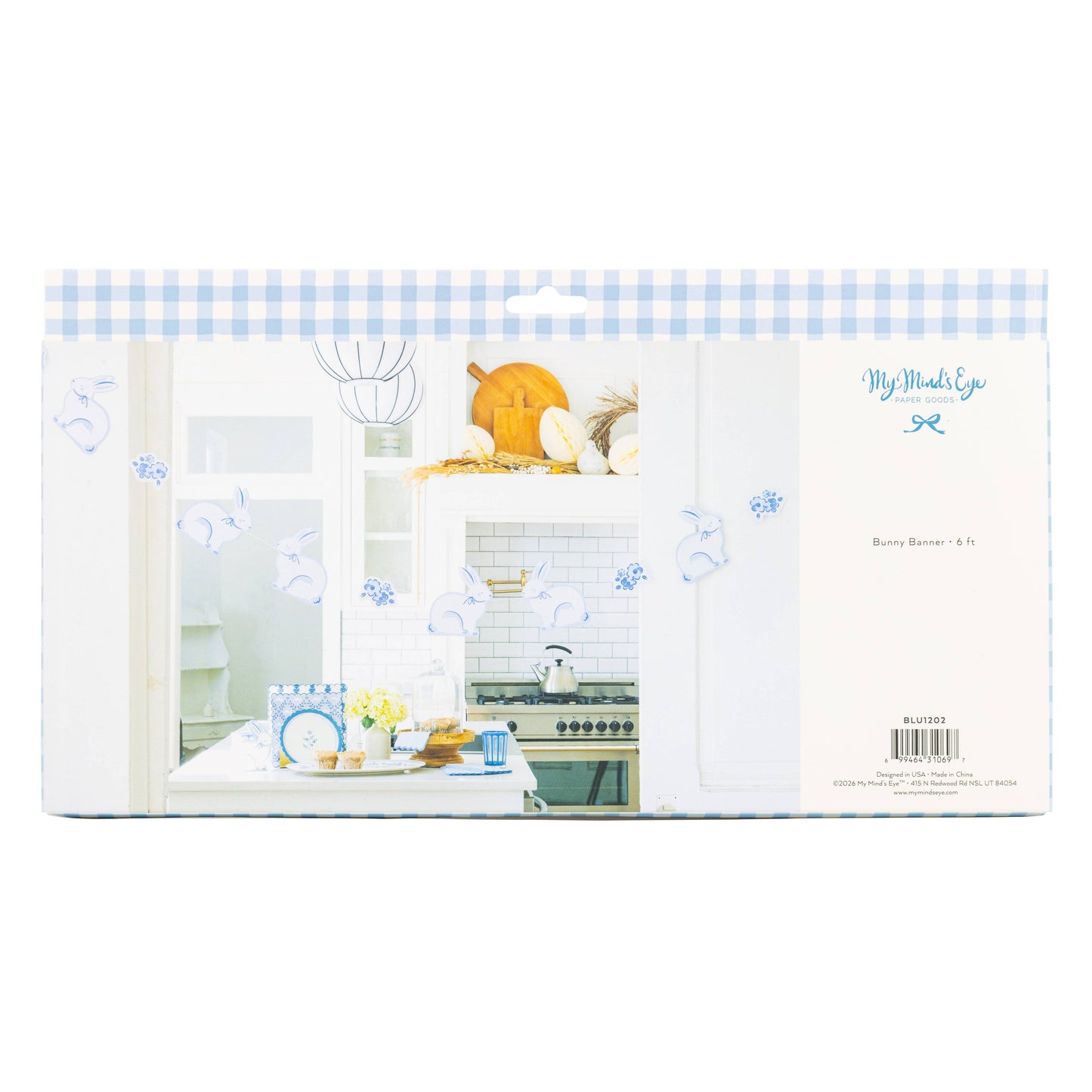 Blue Bunny Banner