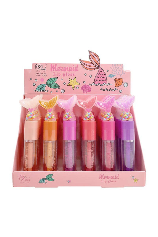 PxLook S-476 Mermaid Lip Gloss - 24pc
