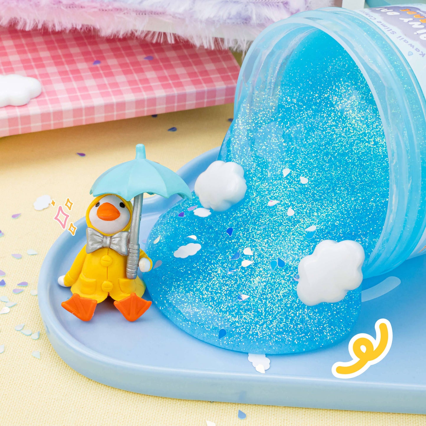 Rainy Day Parade Clear Slime (4pcs/case)