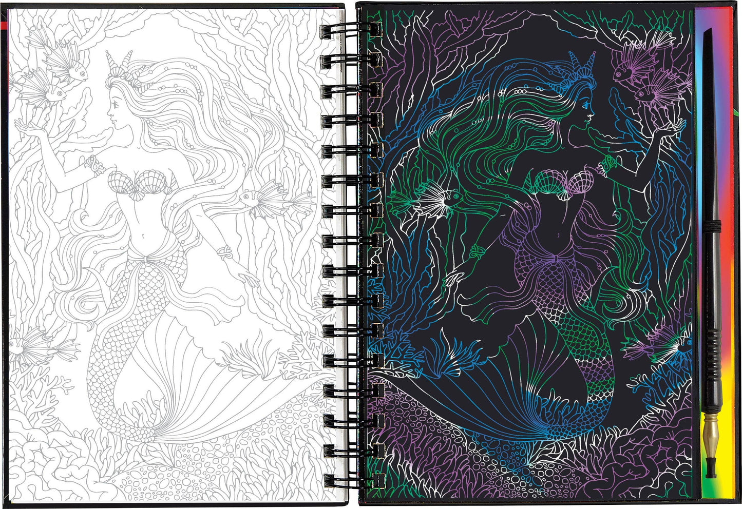 Scratch & Sketch Extreme Fantasy Art (Trace Along)