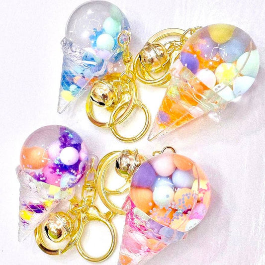 Ice Cream Floaty Key Charm
