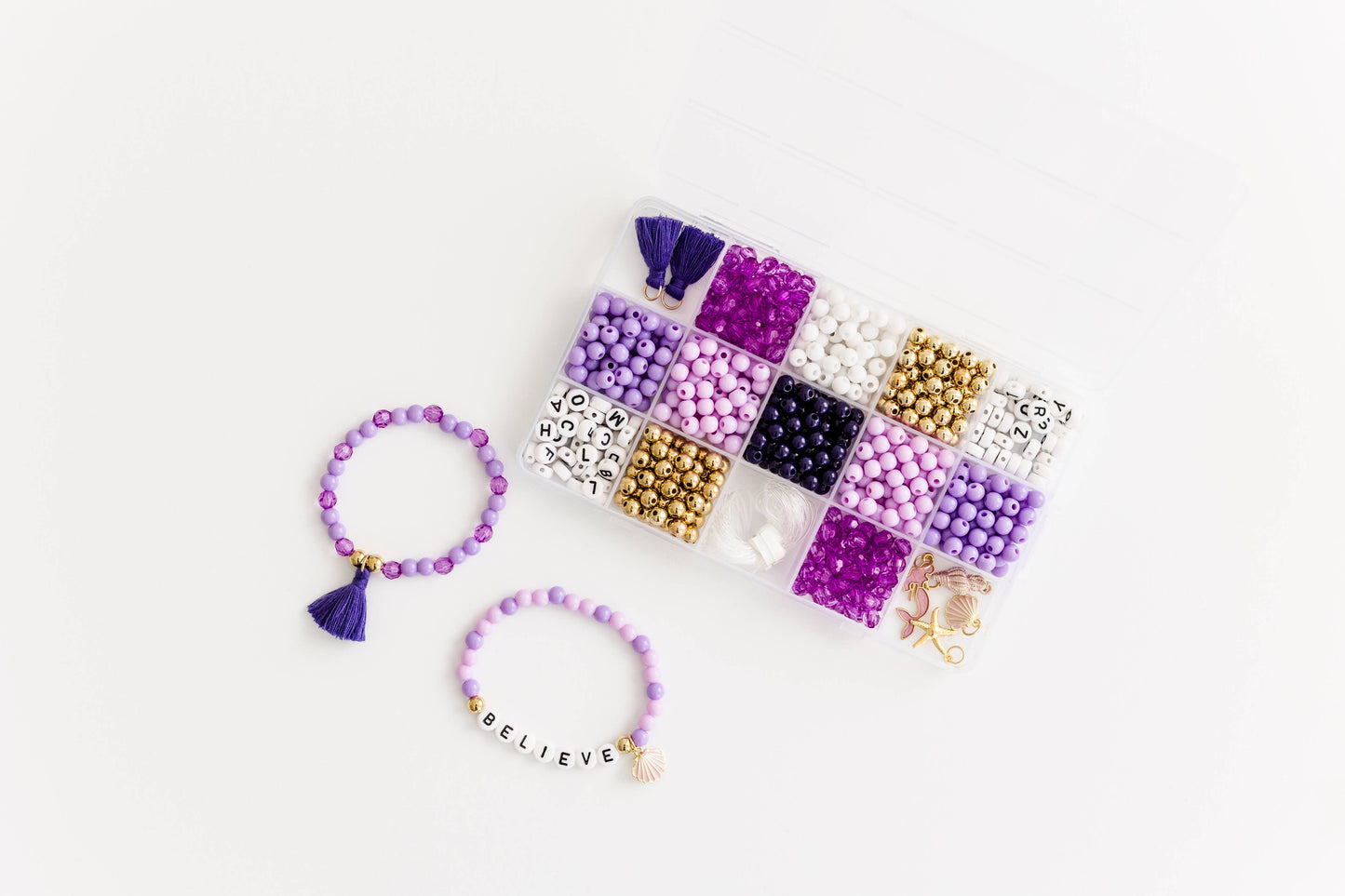 Mermaid At Heart DIY Stretchy Bracelet Craft Kit