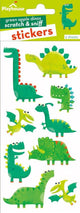 Green Apple Dinosaurs Scratch & Sniff Sticker