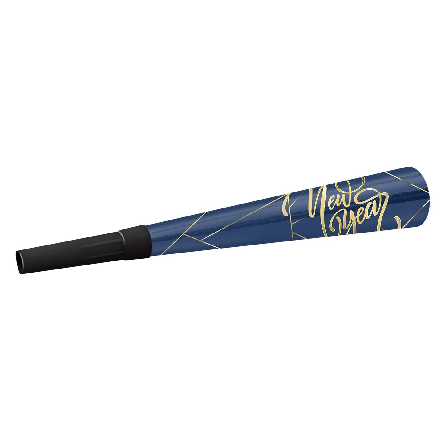 Midnight Blue and Gold New Year Horns, Pack of 100