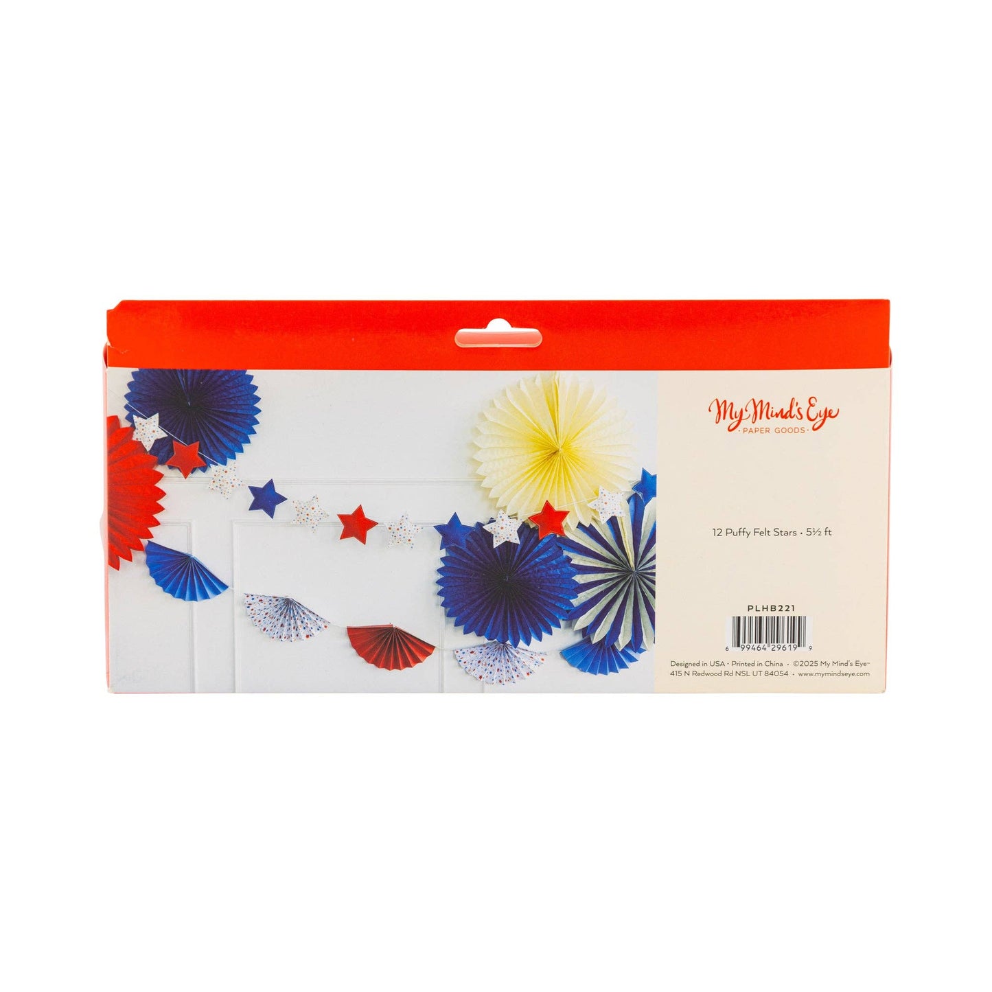 PLHB221 - Puffy Felt Star Banner