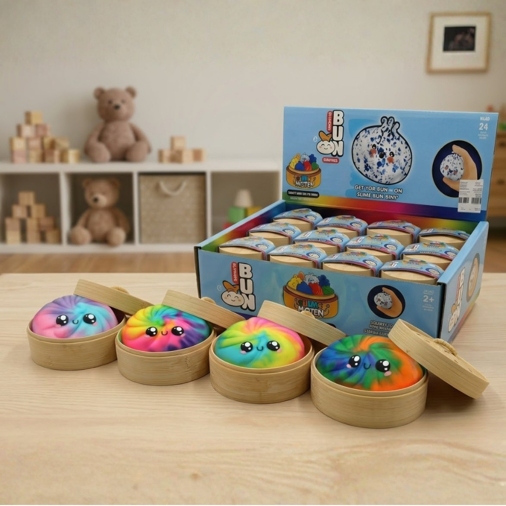 Mystery Tie & Dye Dumpling Mini Squishies - 12pc PDQ (3.5")