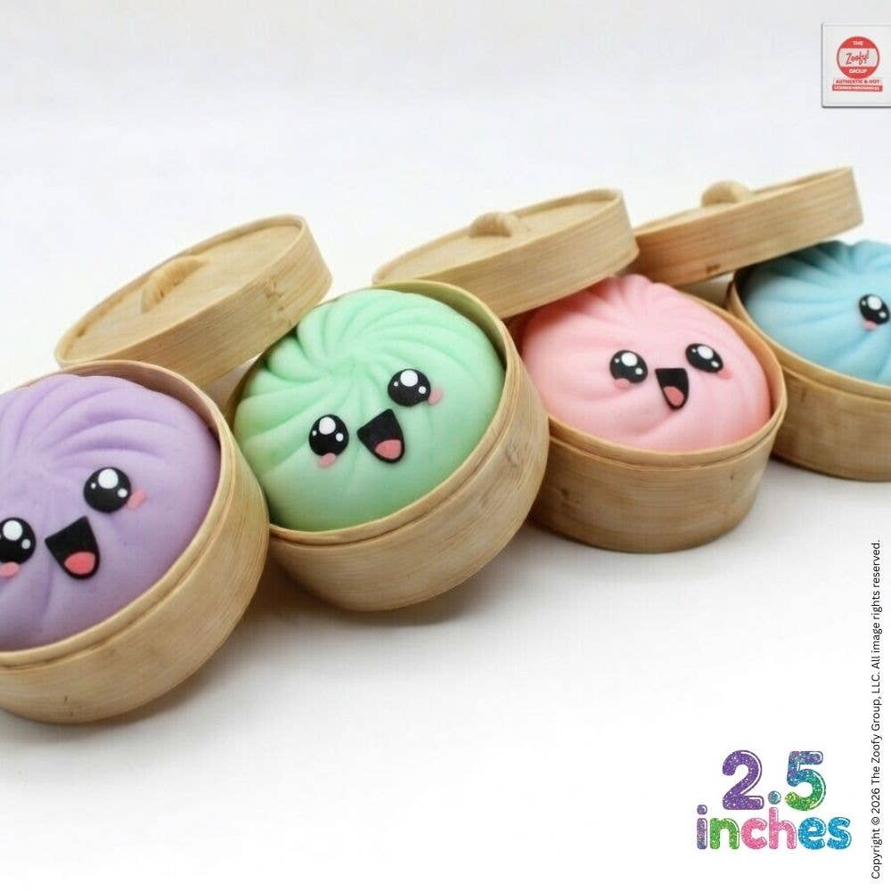 Mystery Pastel Dumpling Mini Squishies - 24 pc PDQ (2.5")