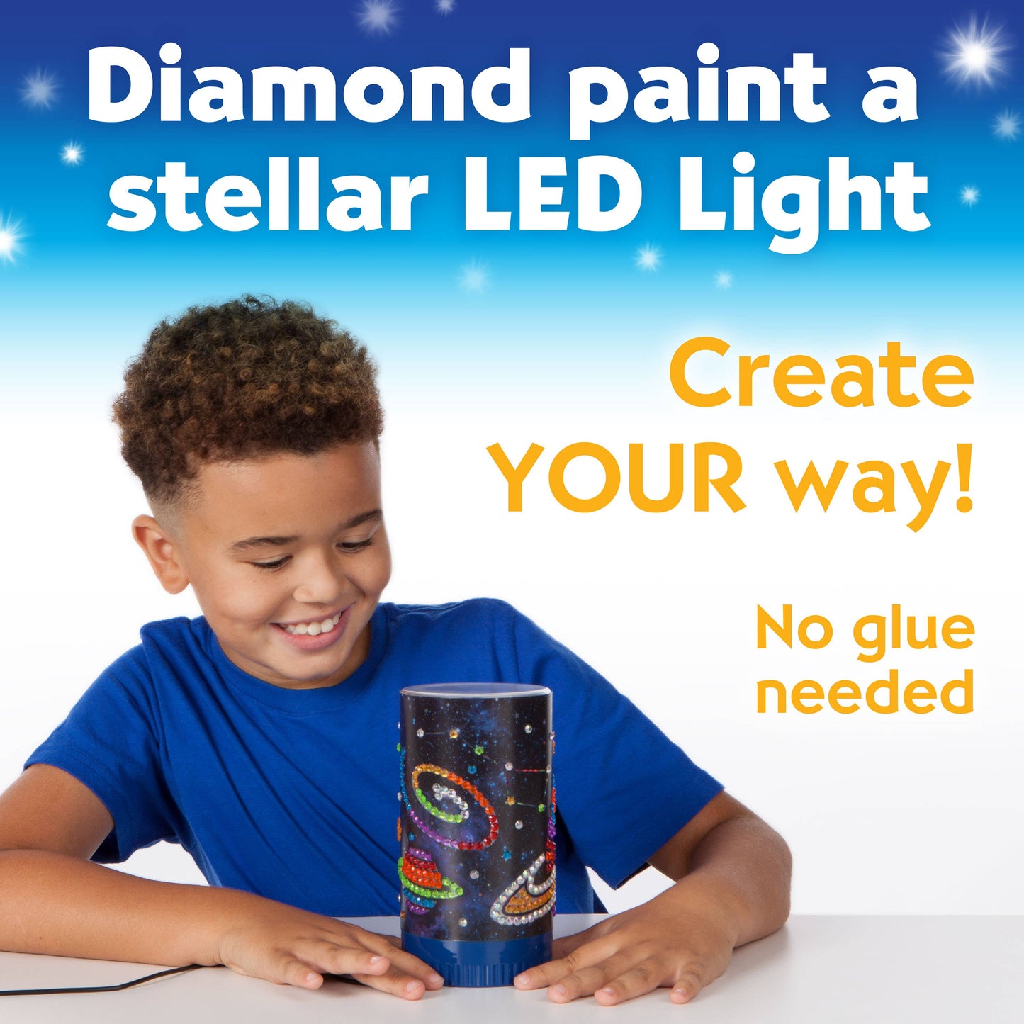 Big Gem Diamond Painting Light - Night Light Craft Kit