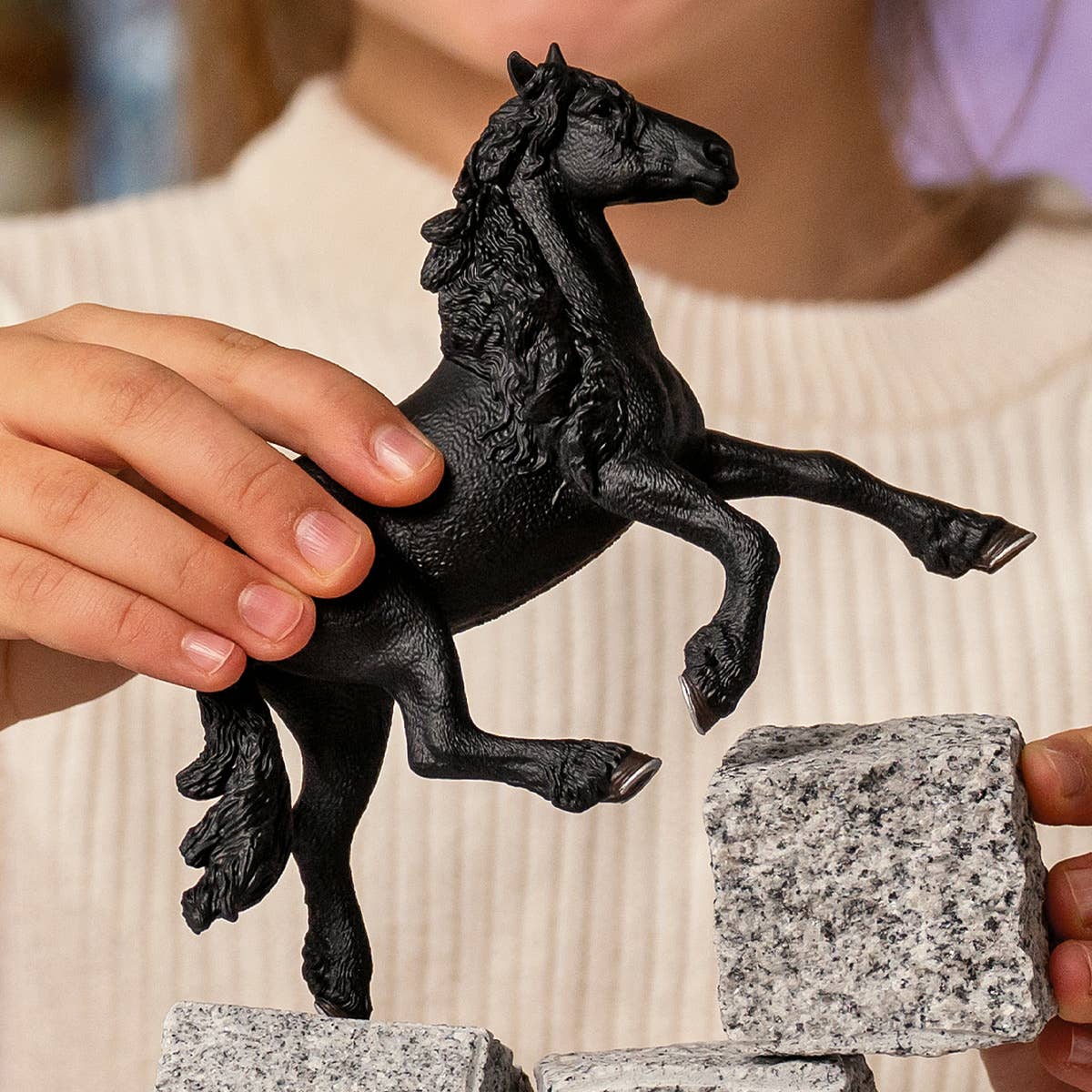 Frisian Stallion Animal Toy