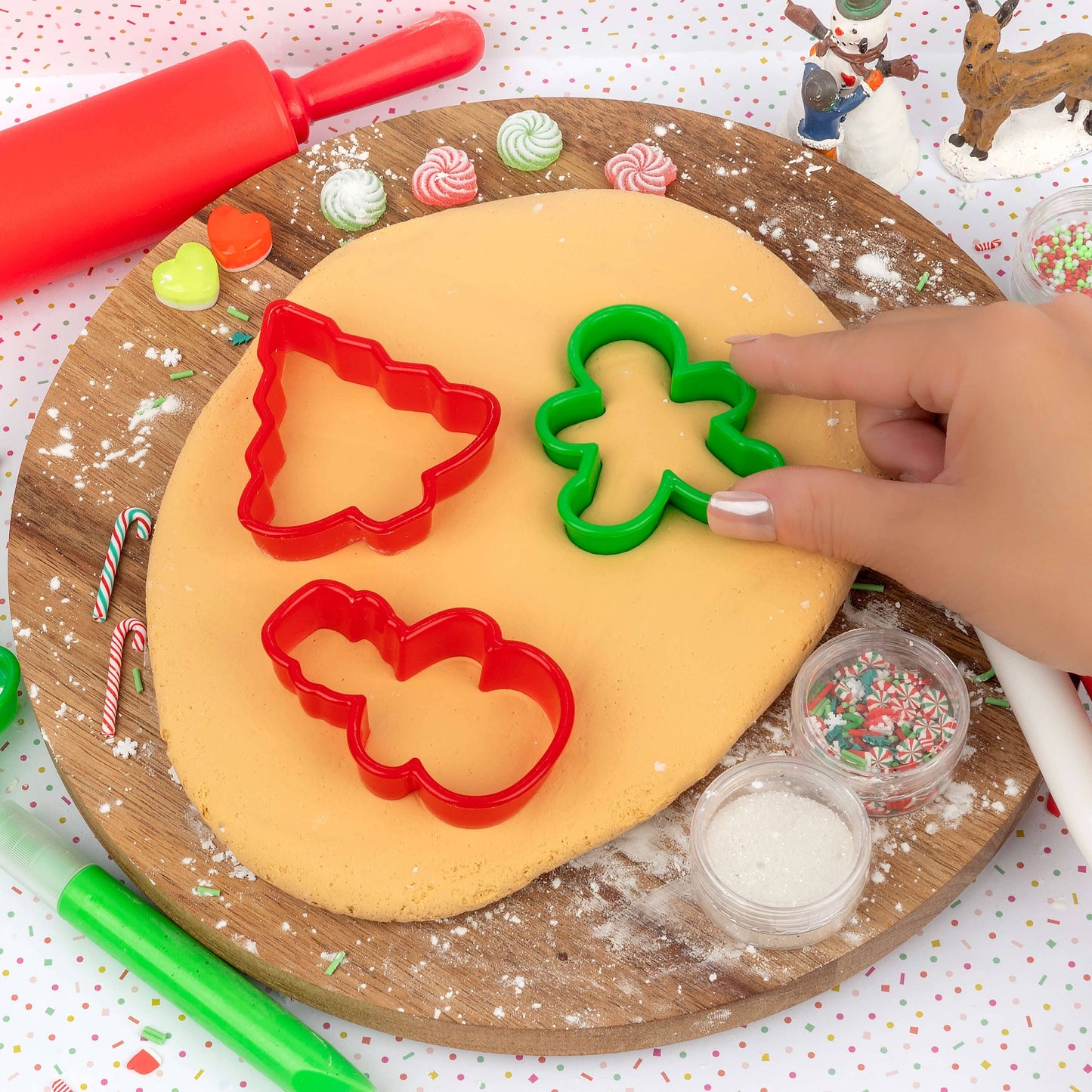 Play & Display Sugar Cookie Deco Dough Set (6pcs/case)