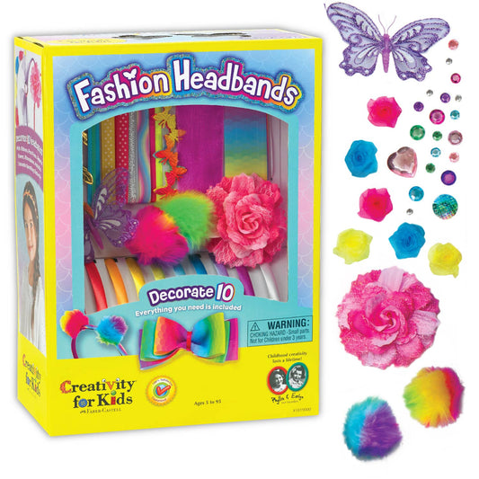 Fashion Headbands DIY Craft Kid for Kids Makes 10 Headbands