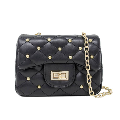 Classic Quilted Stud Mini Bag