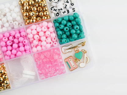 Bubblegum Groove DIY Stretchy Bracelet Craft Kit