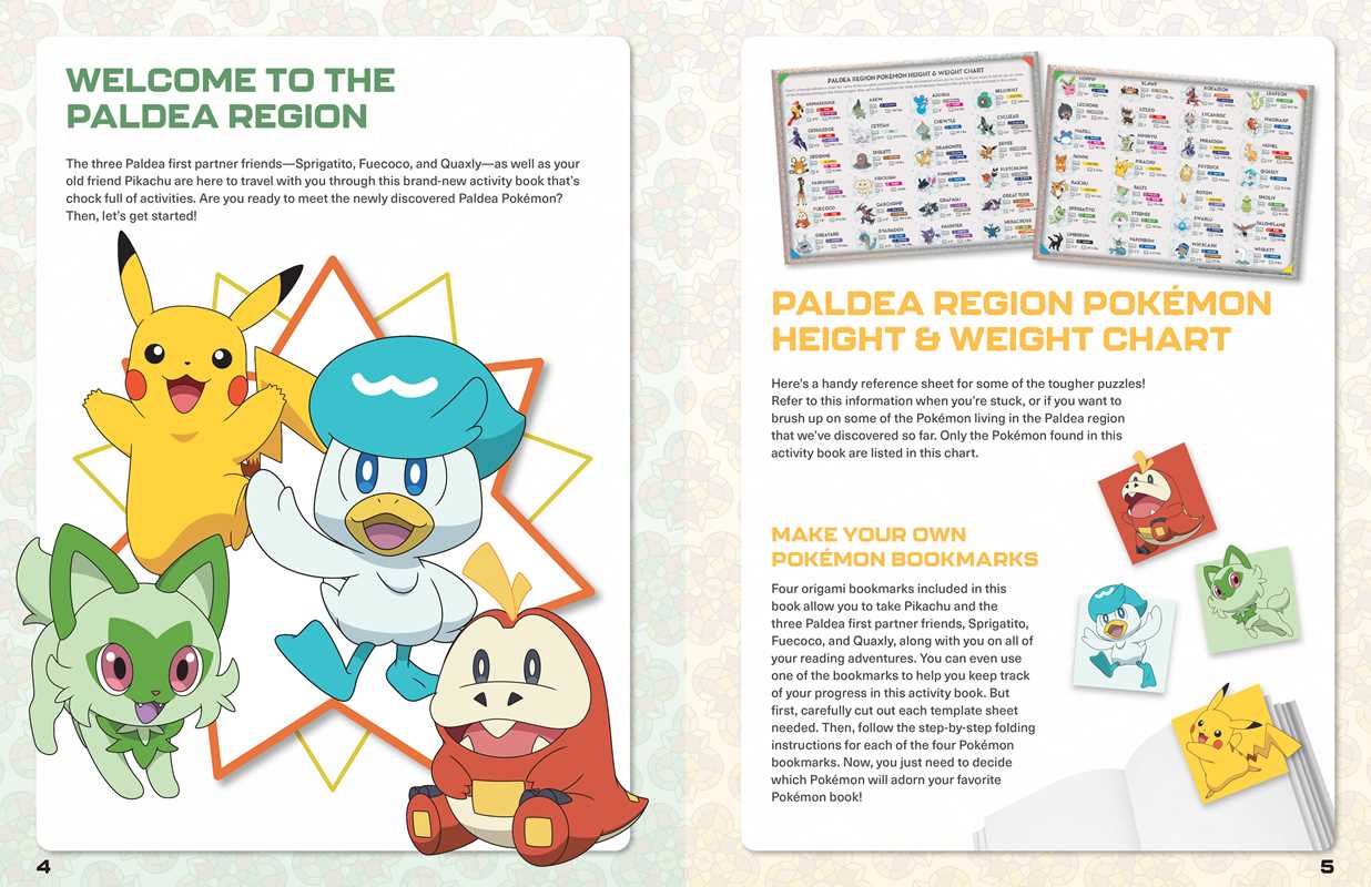 Pokémon The Official Activity Book of the Paldea Region