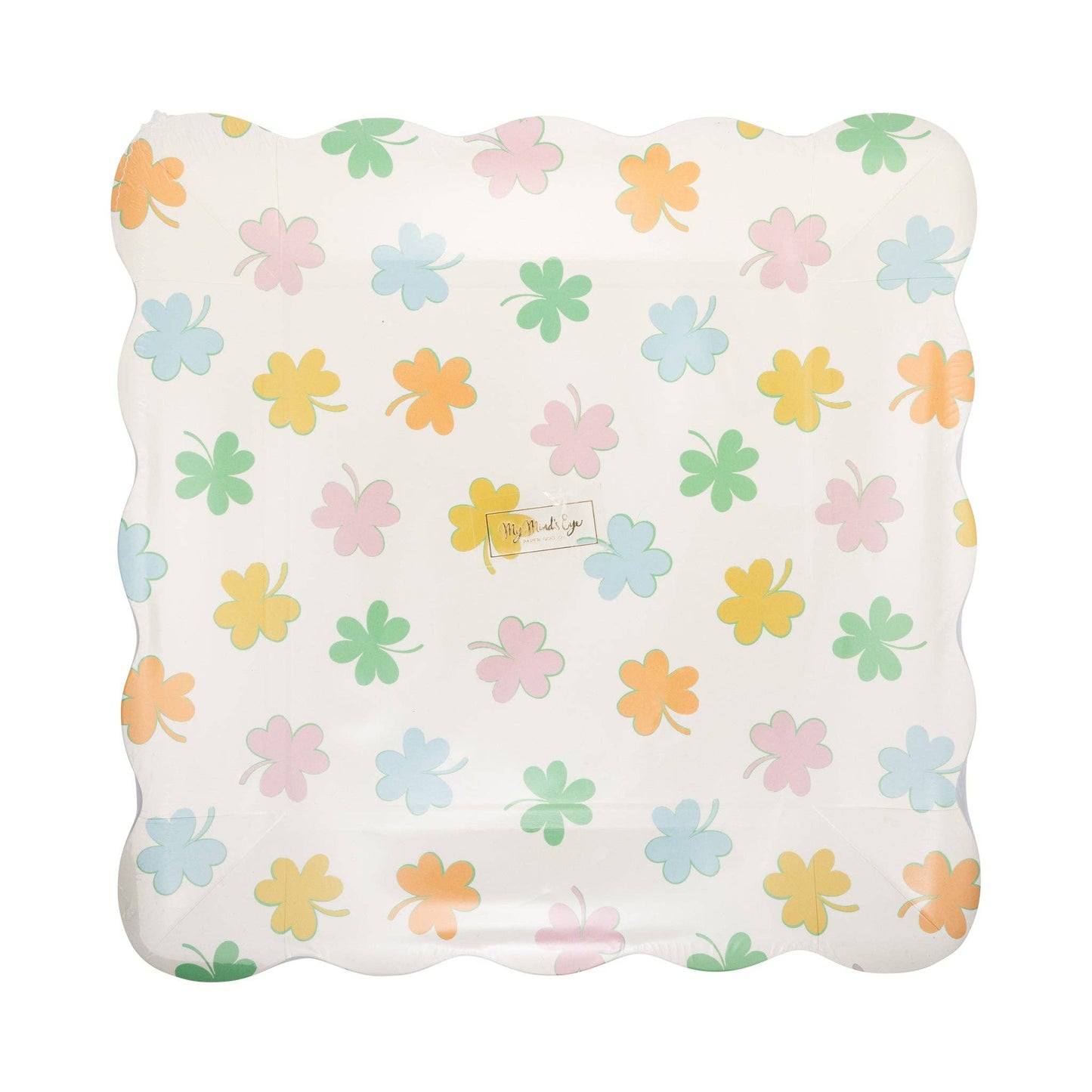 Pastel Shamrock Plate