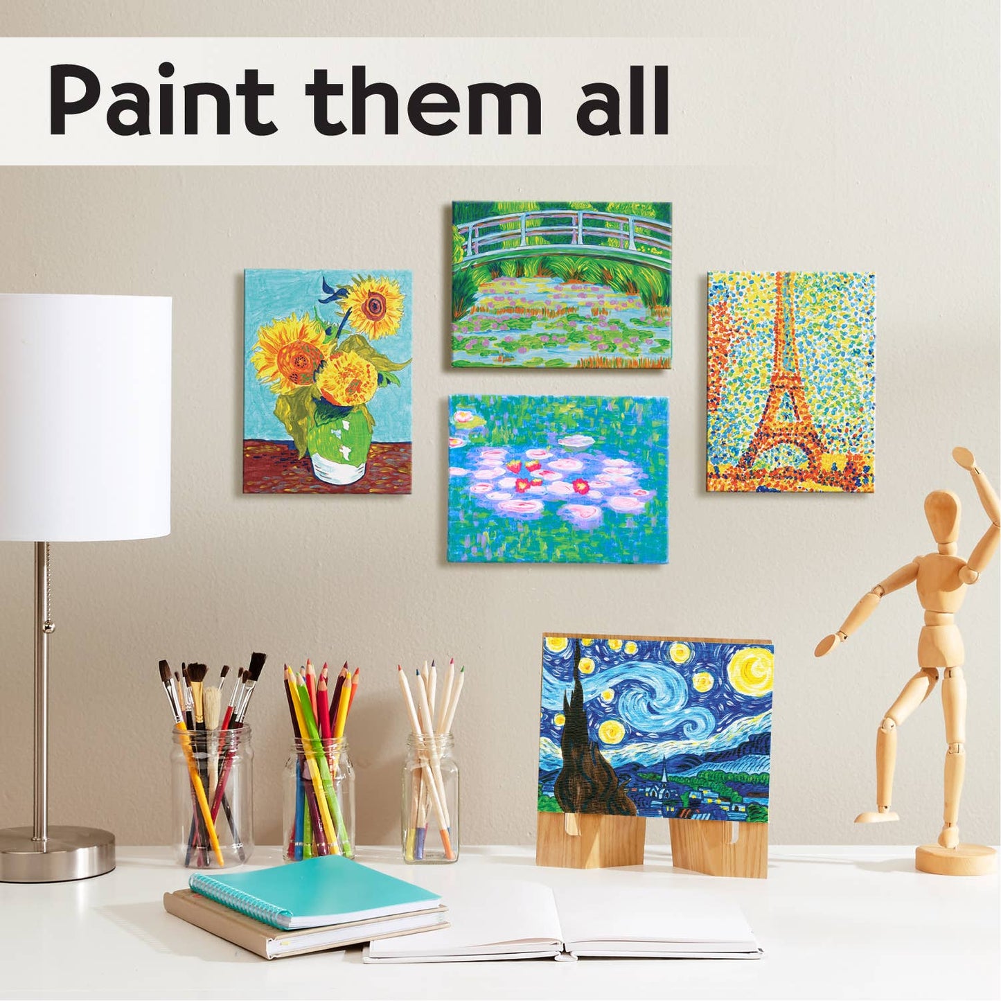 Paint by Number Museum Series – Water Lilies