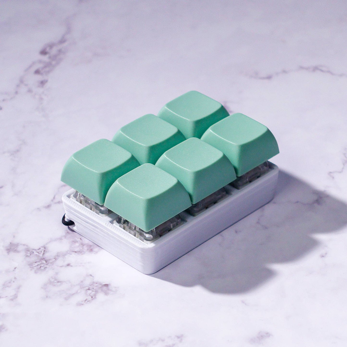 6 Key Mechanical Keyboard Fidget Keychain