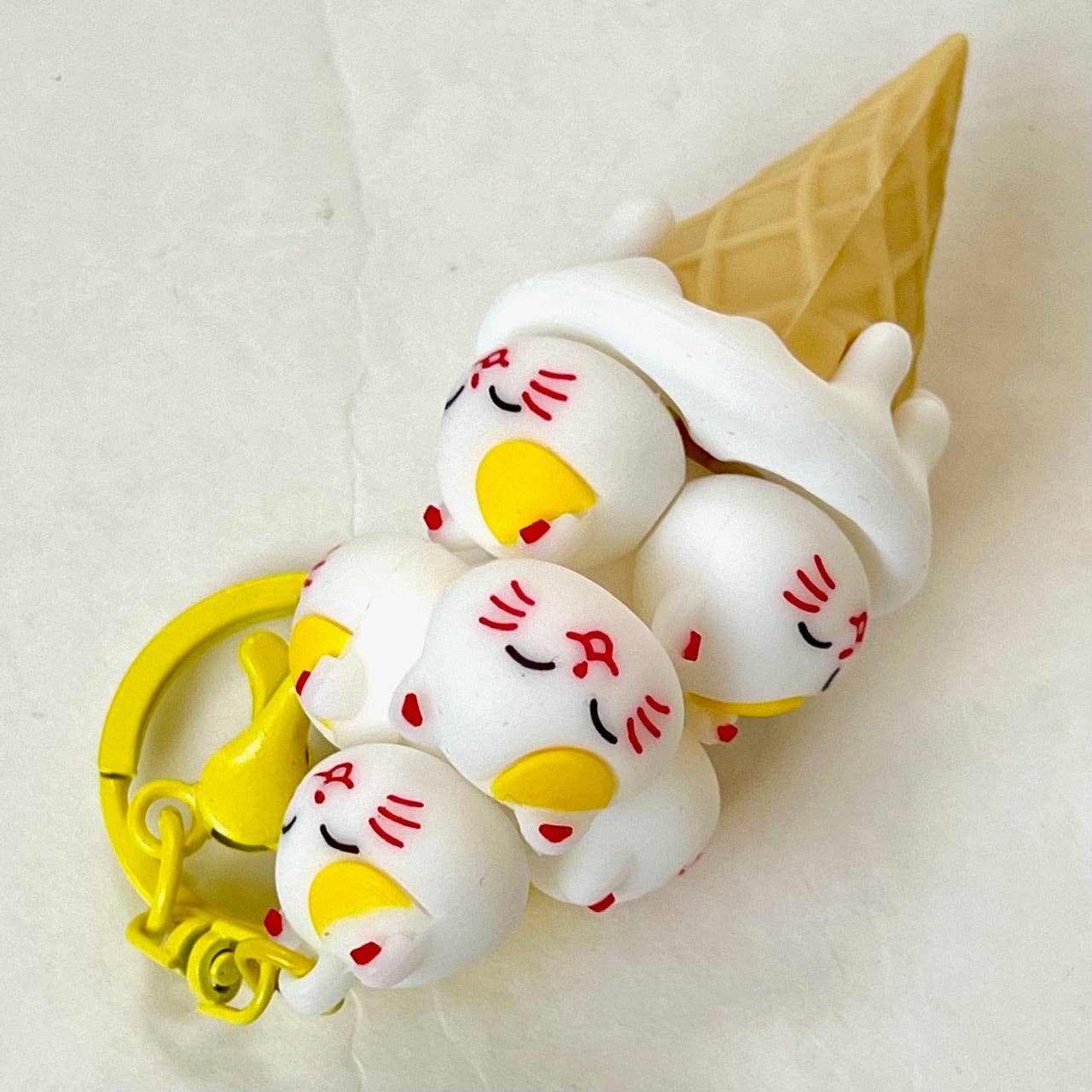 12162 CAT CONE FAMILY KEY CHARM-12