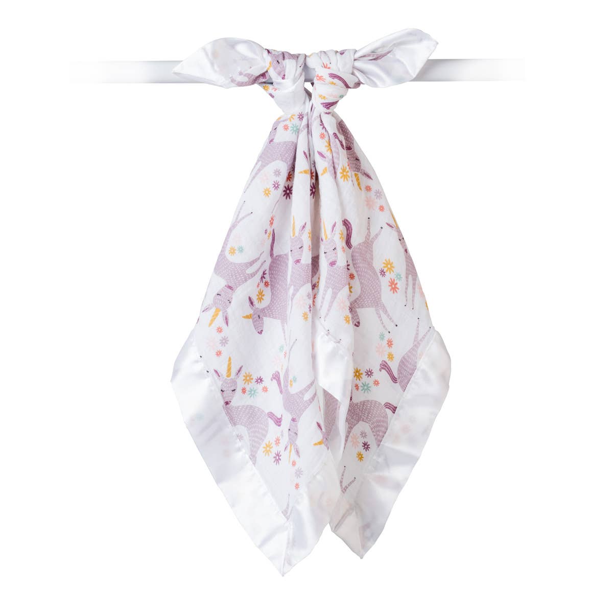 2-Pack Cotton Security Blankets 16" x 16" –  Unicorn
