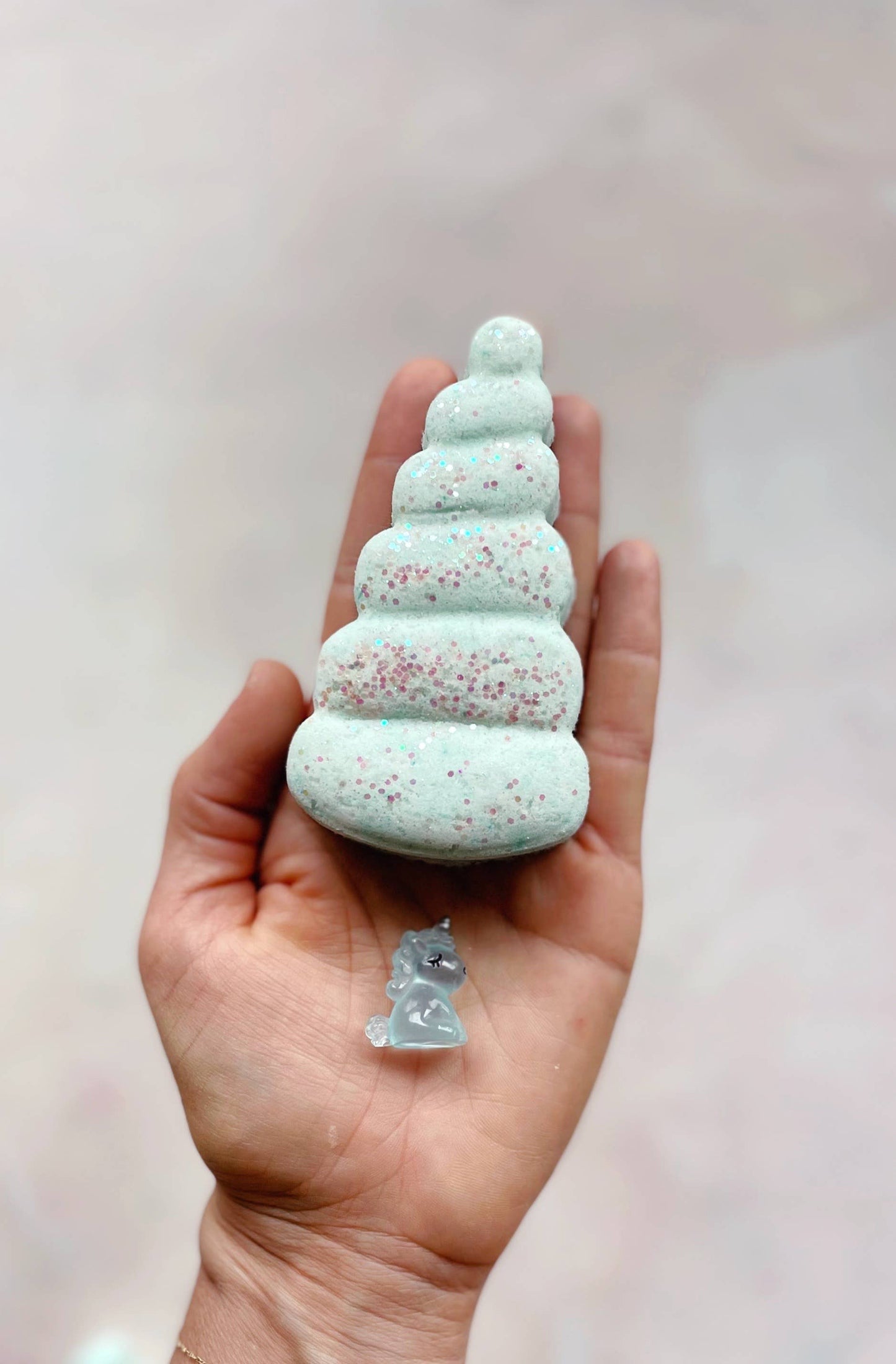Unicorn horn Bath Bomb - with toy!