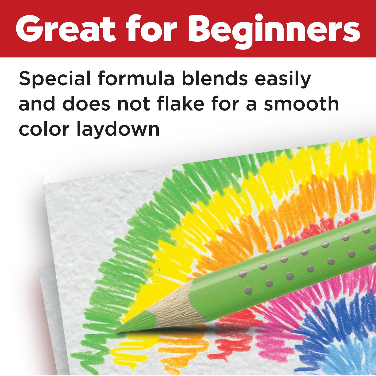 24 Grip EcoPencils - Color Pencils with Raised Grip