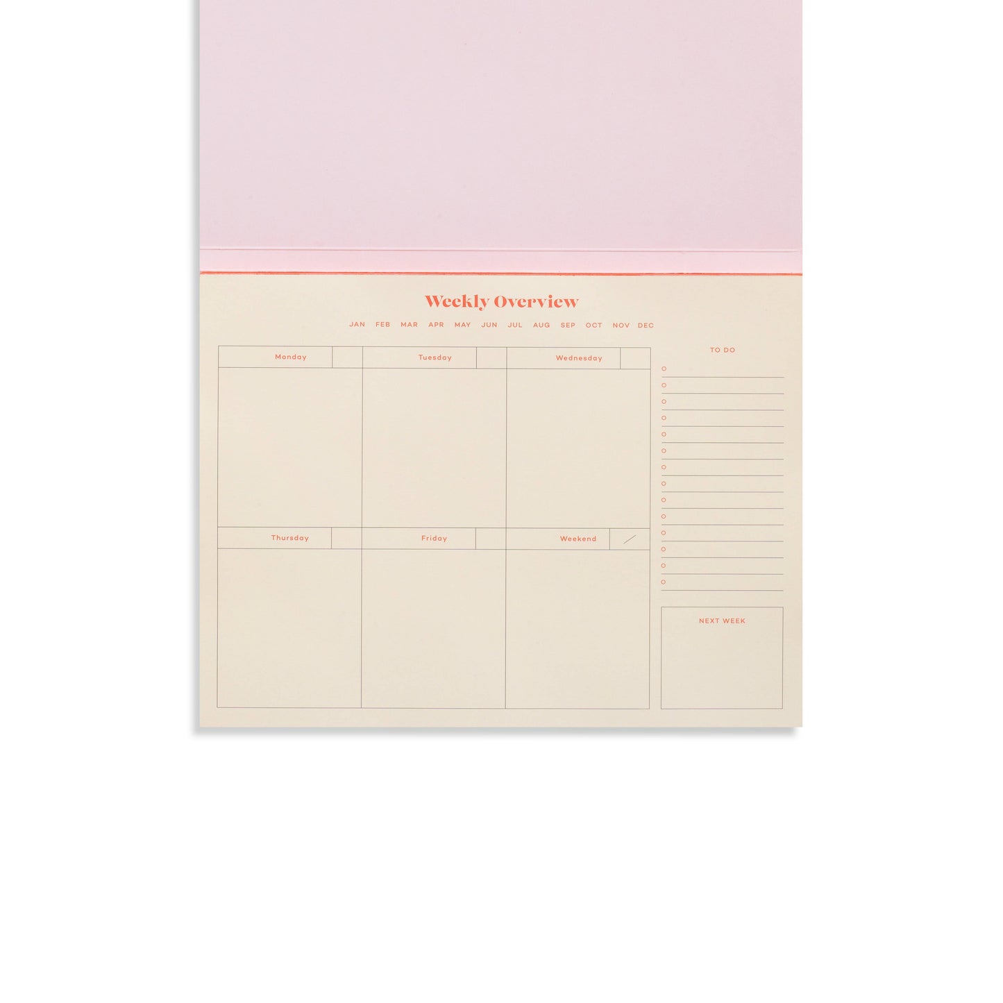 Weekly Desk Planner, Undated - Joy