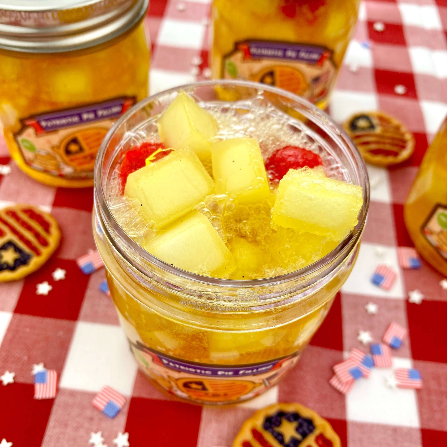 Patriotic Pie Filling Jelly Cube Slime (5pcs/case)