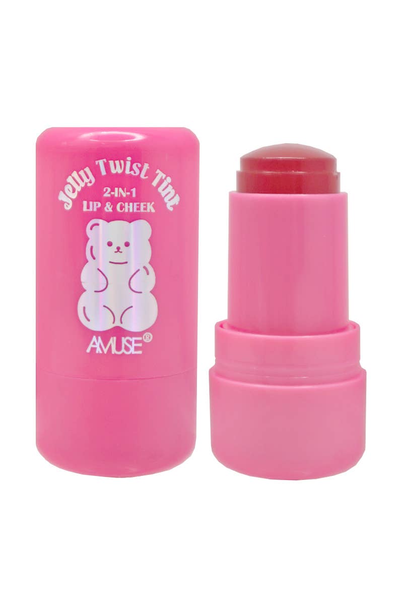 Amuse BL3147MIX Jelly Twist 2-in-1 Lip & Cheek Tint - 24 pcs