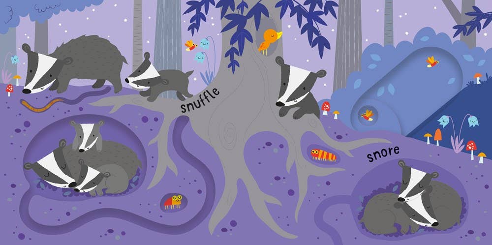 Slide And See Nighttime board book : Usborne
