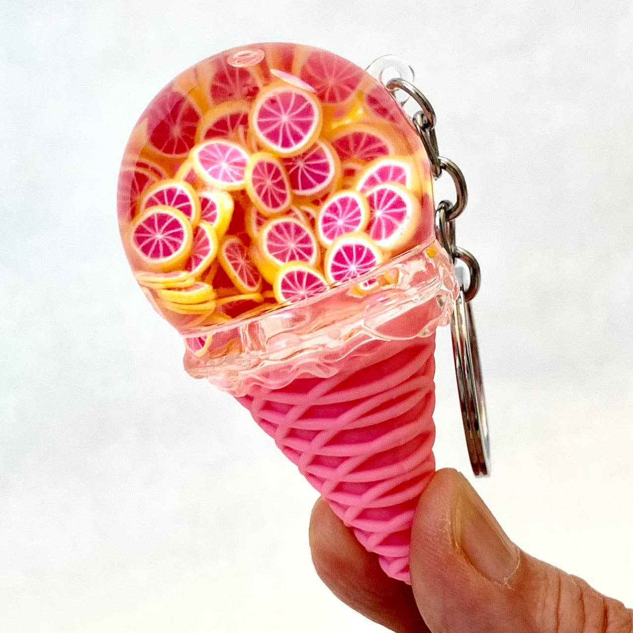 Fruit Ice Cream Floaty Key Charm