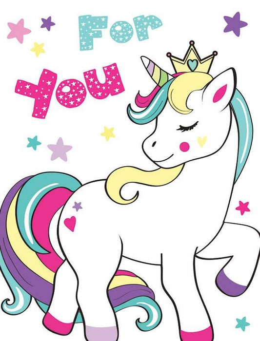 Rainbow Unicorn Glitter Gift Enclosure