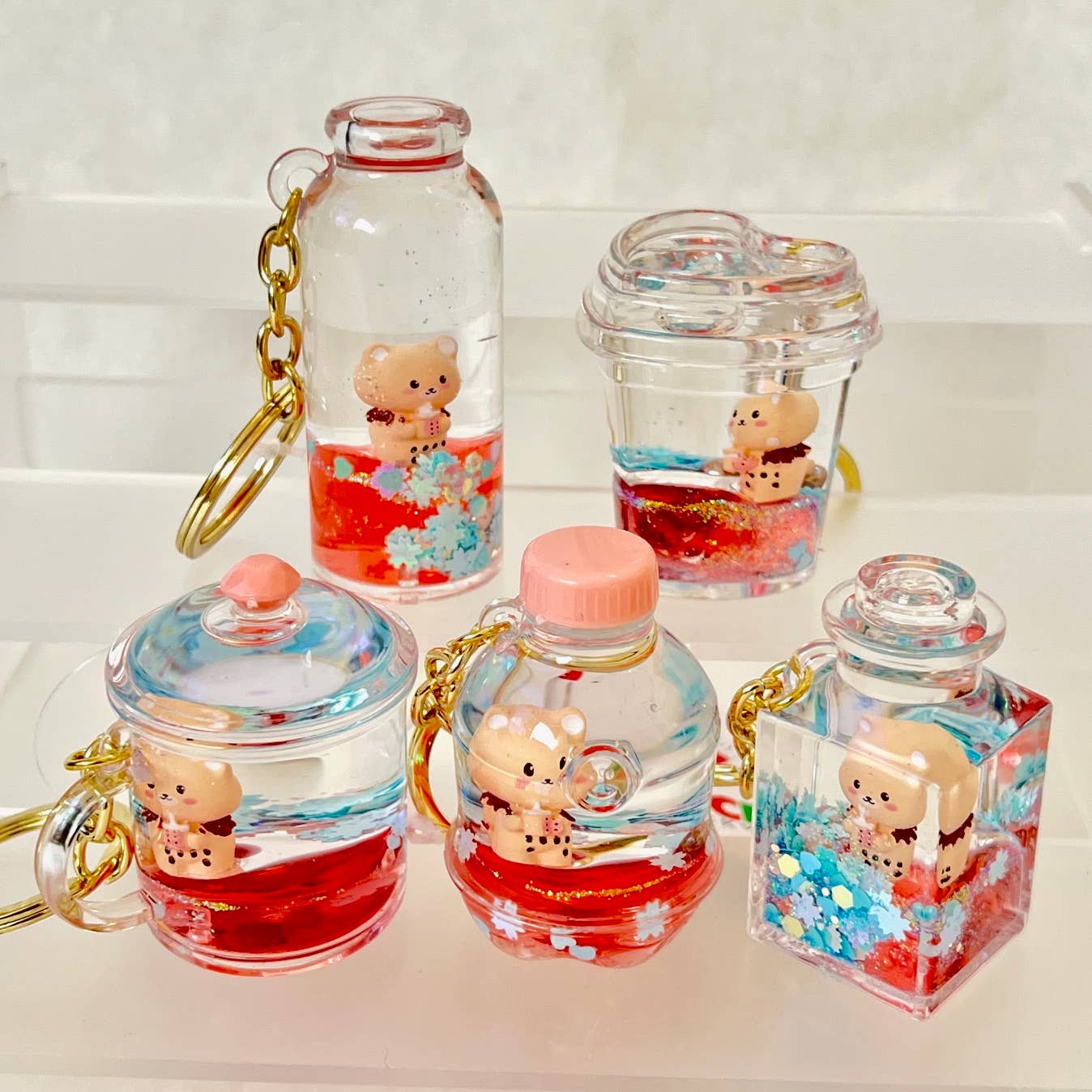 12134 BEAR FLOATY KEY CHARM