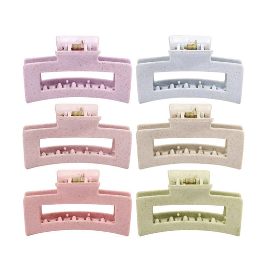 Pastel Spring Large Rectangle Hair Claws Clips Accessories