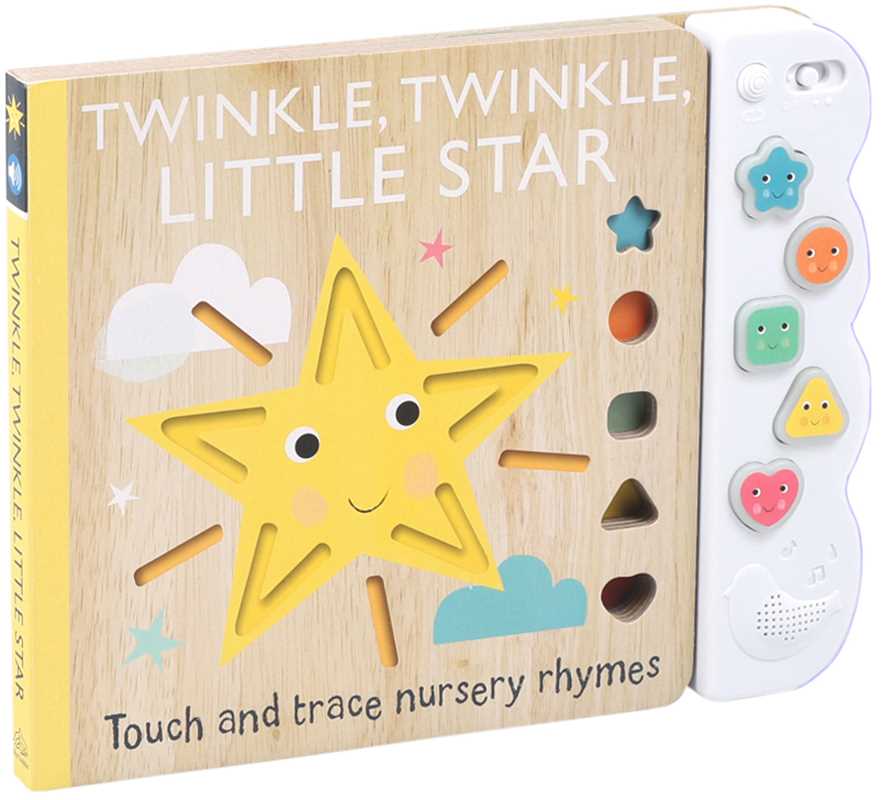 Touch and Trace Nursery Rhymes: Twinkle, Twinkle Little Star with 5-Buttton Light and Sound by Editors of Silver Dolphin Books
