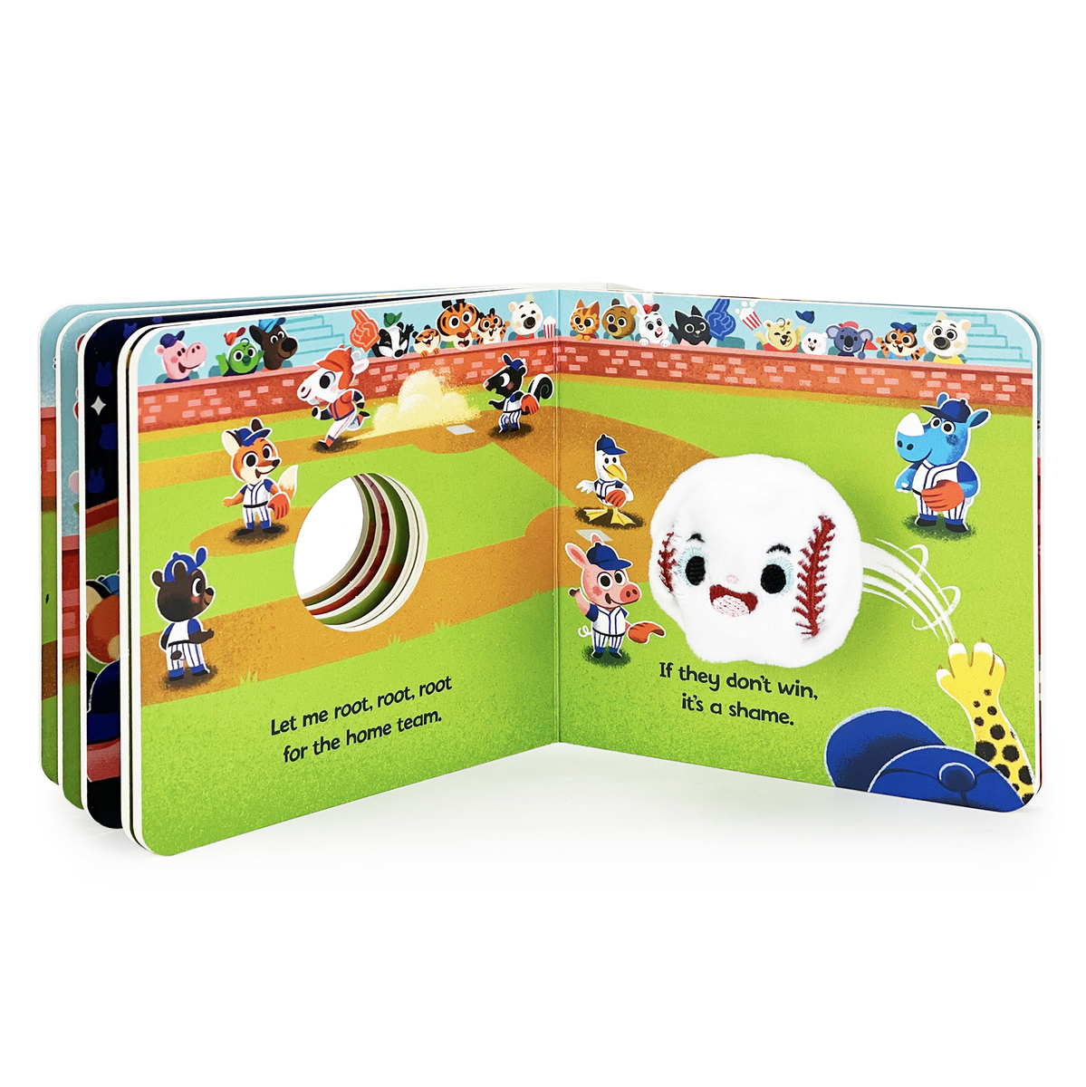 Baseball Pinwheels Baseball! Interactive Finger Puppet Board Book – Pinwheels Toys & Games