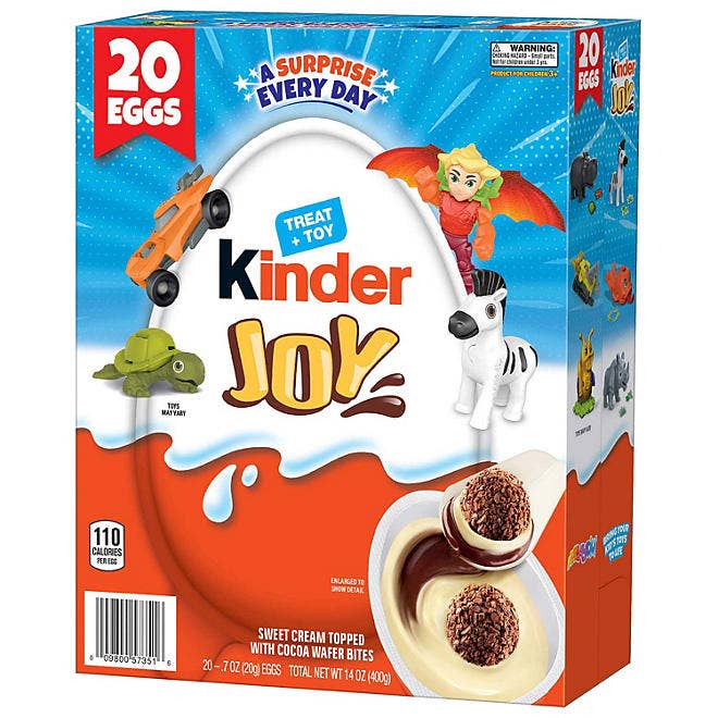 Kinder Joy Egg 7oz, 20ct