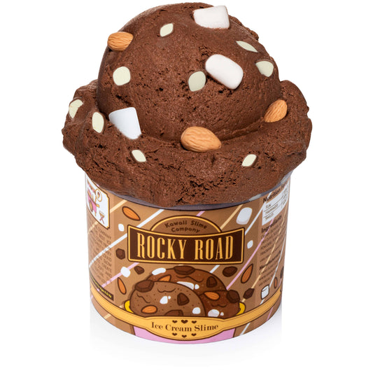 Rocky Road Scented Ice Cream Pint Slime (4pcs/case) - WS