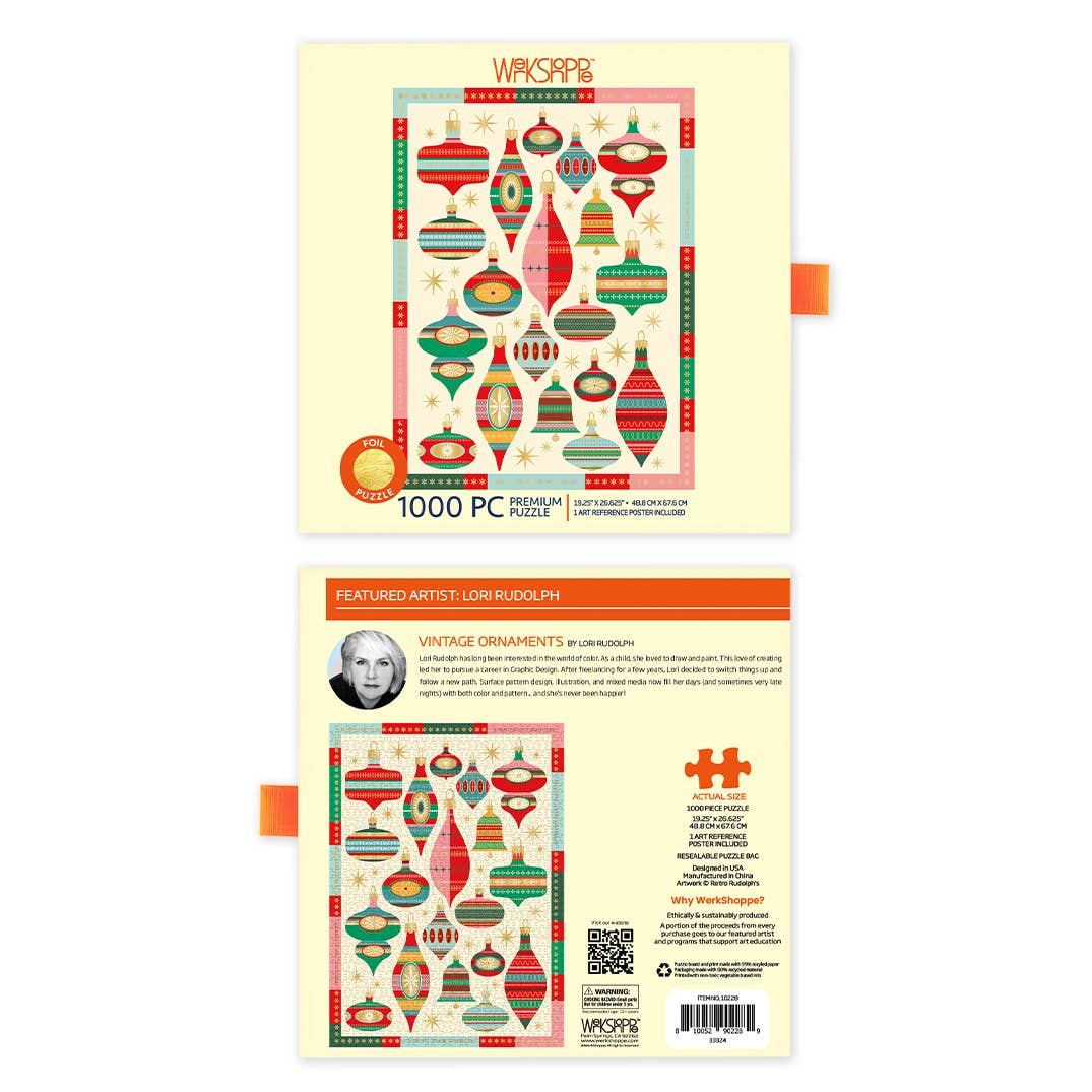 Vintage Ornaments 1000 Piece Jigsaw Puzzle