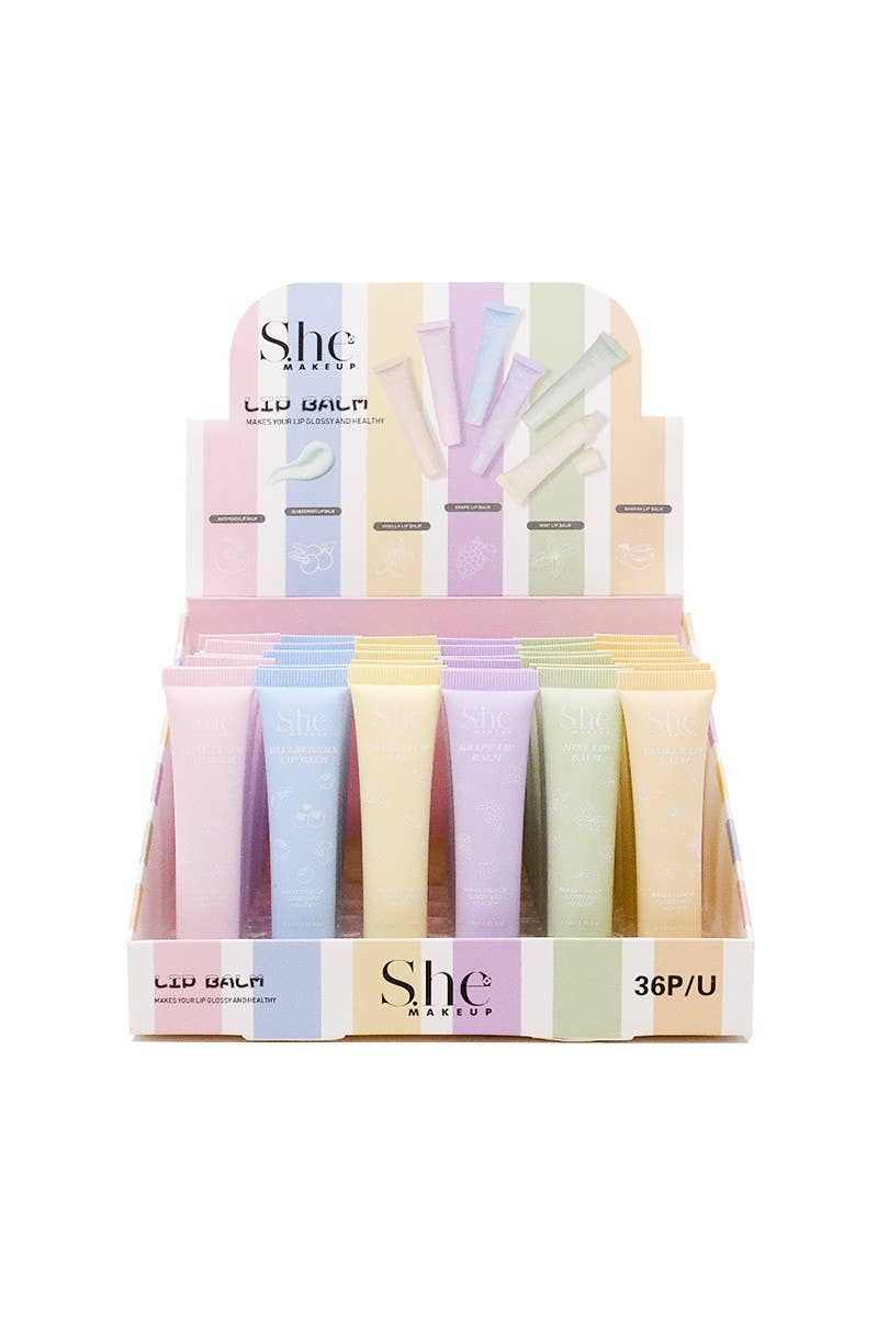 Makeup She LG14 Fruit flavor Lip Balm - 36 pcs