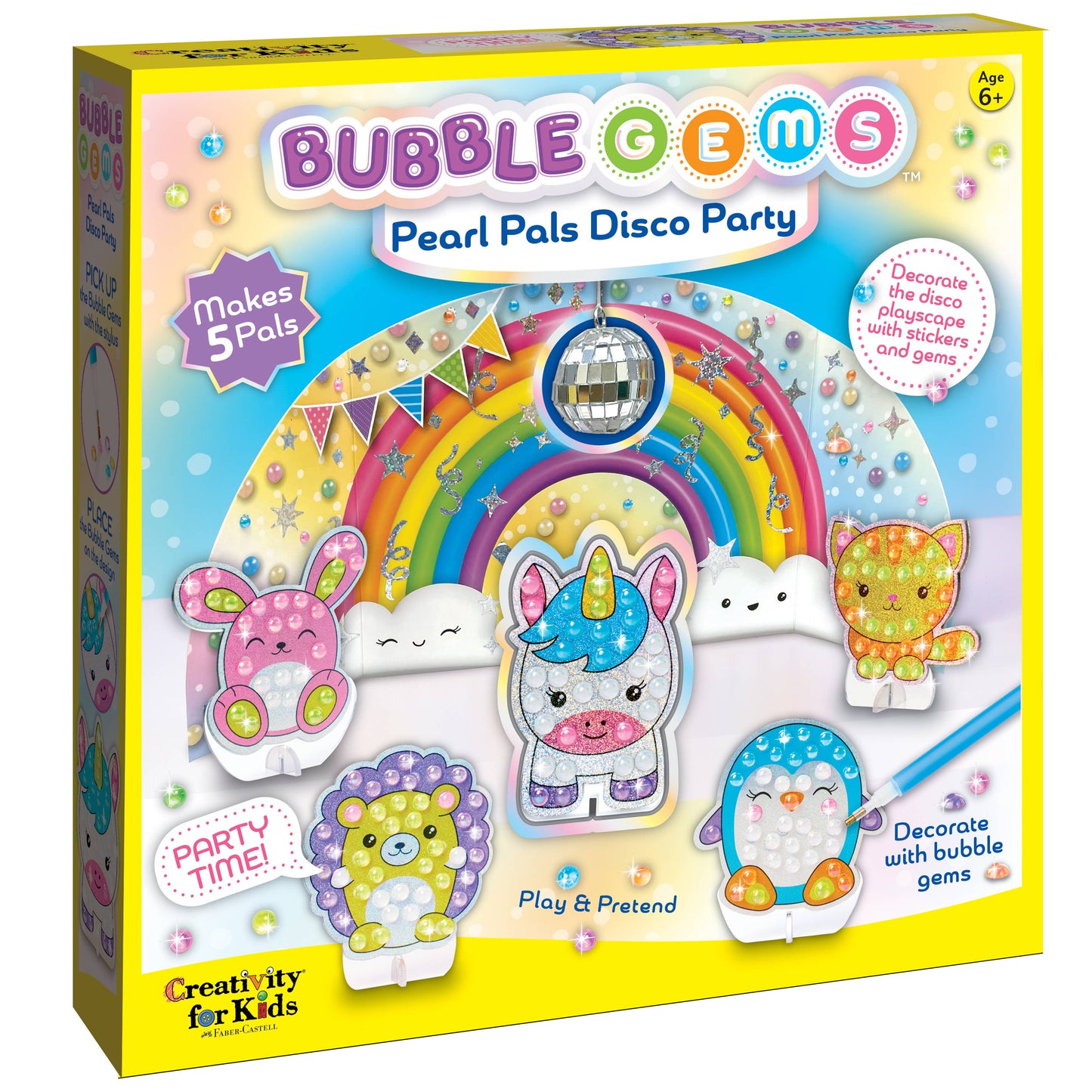 Bubble Gems Pearl Pals Disco Party Diamond Painting Kit