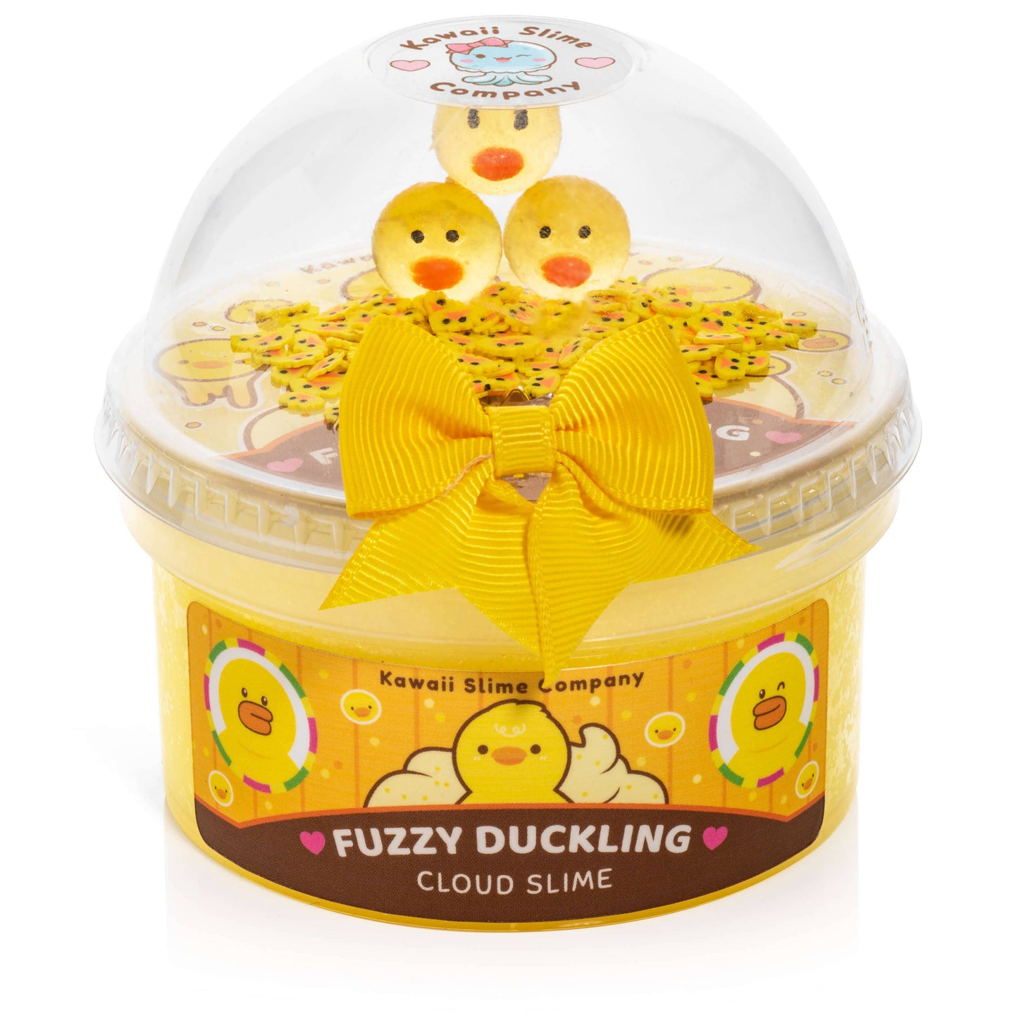 Fuzzy Duckling Cloud Slime (4pcs/case)